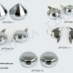 Knock-off 15X7 standard wire wheels 100 spoke + 165R15 Whitewall Tires - Set of 4