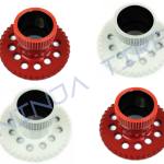 adapters copy 13X7 REVERSE CHROME 100 SPOKE LOWRIDER WIRE WHEELS - Single Wheel