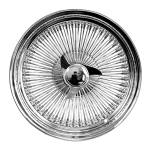 standard-wire-wheels-100-spokes 17X8 Standard Chrome 100 Spoke Lowrider Wire Wheels - set of 4