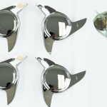 1 3 Bar smooth Chrome Knock-Off + Lead hammer for Lowrider Wire Wheels