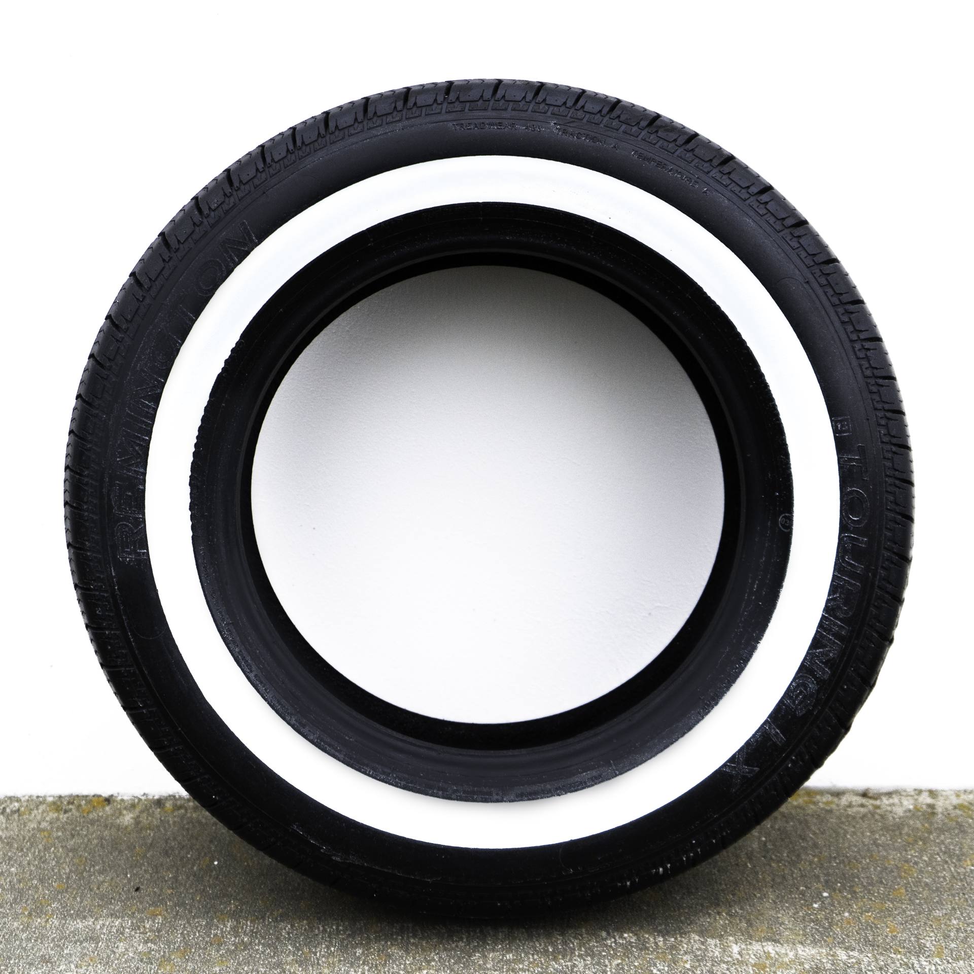 175/70R14 Whitewall Tires Remington Touring 1.6 inch Shaved Whitewall - set of 4