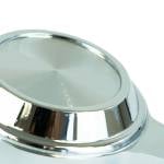 2 2 Bar Cut Chrome Knock-Off Spinners & Lead Hammer for Lowrider Wire Wheel