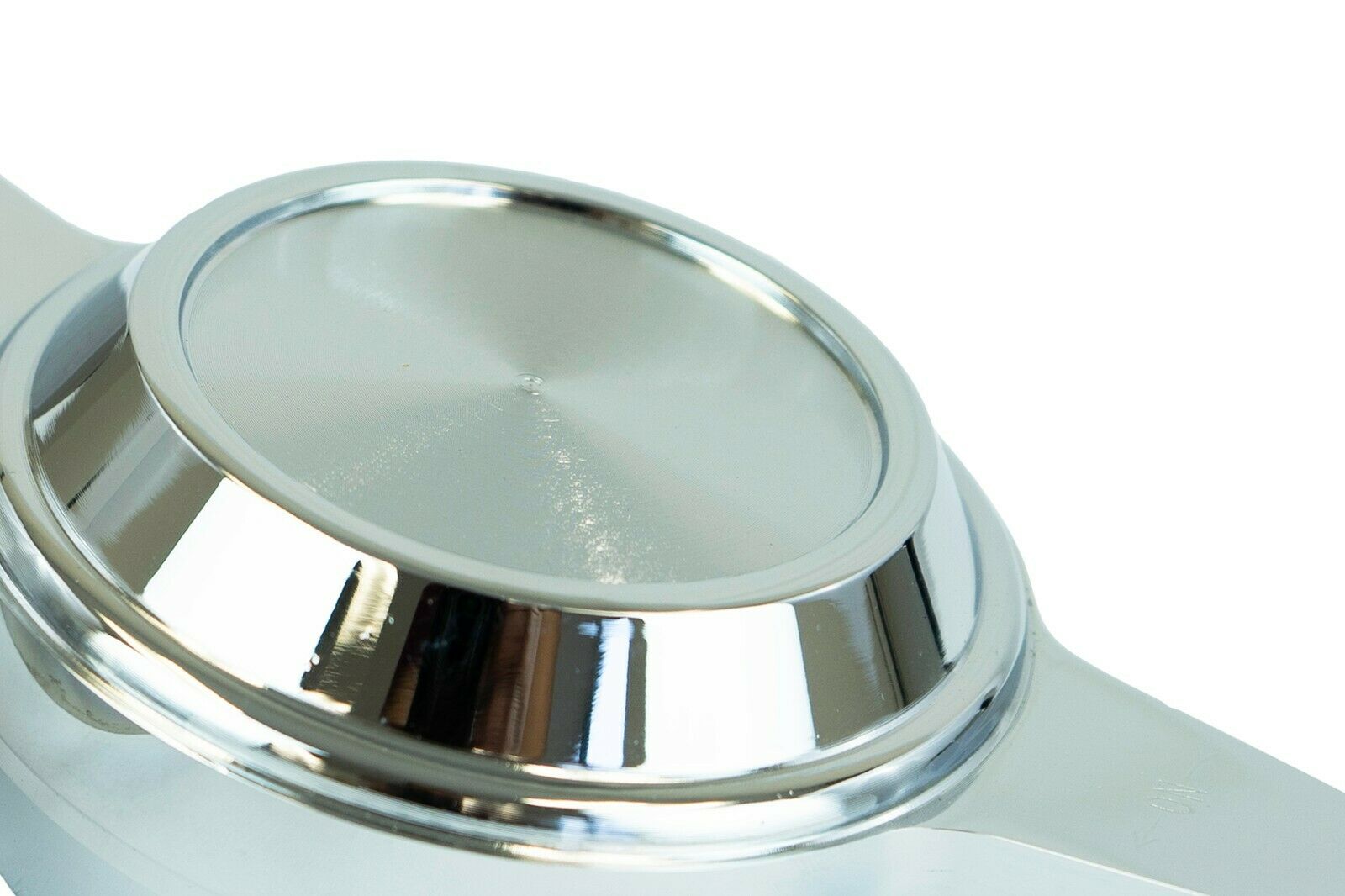2 Bar Cut Chrome Knock-Off Spinners & Lead Hammer for Lowrider