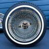 zenith-14x7-reverse-chrome-100-spoke-wire-wheel-and-whitewall-tire-set-chevy Zenith 14x7 reverse chrome wire wheels for chevy impala