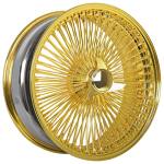 20×8-150-spoke-wire-wheel-all-gold 22X8 FWD 150 Spoke All Gold Wire Wheels - Set of 4
