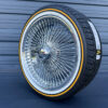 20x8" wire wheels front wheel drive FWD chrome with 245/40R20 original vogue brand tires