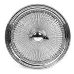 24x10-204-all-chrome-front 24X10 Standard Chrome 204 Spoke Wire Wheels - Set of 4