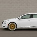 Gold Center 20x8” FWD Wire Wheels – 150 Spoke Triple Plated + Vogue Tires 245/40R20 – Set of 4