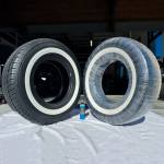 235/75R15 Whitewall Tires 2 inch True whitewall Tires - Single