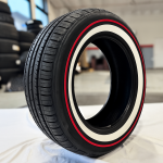195-65-r15-whitewall-red-stripe-custom-handmade-tires 195/65R15 Whitewall & Red Stripe Tire – Custom Handmade in USA
