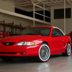 22550R17-whitewall-red-stripe-ford-mustang 225/50R17 Red Stripe Whitewall Tire – Custom Handmade in USA | Single
