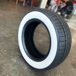 23560R15-Whitewall-Tires 215/70R15 Whitewall Tires – Custom Handmade True Whitewall for Classic Cars, Lowriders & Hot Rods