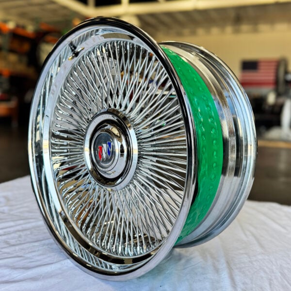 22x9” Forged Wire Wheels – Chrome Direct Bolt with Floating Cap | Premium Luxury Finish