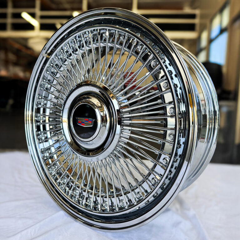 28 Inch Wire Rims 20×8” Chrome Forged Wire Wheels – 2-Piece Direct Bolt - Ninja Tire
