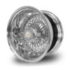 13-inch-chrome-wire-wheels-luxor-reverse-100-spoke-side 15x8 Luxor Chrome Wire Wheel – Front View, 100 Spoke Straight Lace