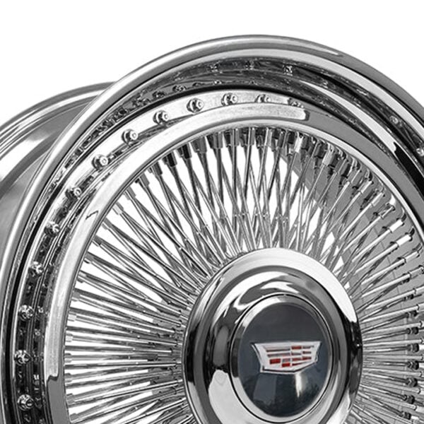 20x9” Forged Wire Wheels – Direct Bolt for Cadillac | 2-Piece Alloy Construction | Set of 4