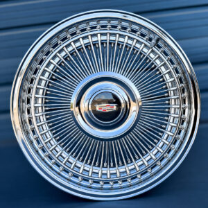 20x9-chrome-wire-wheels-2-pc-with-floating-cap 20x9 wire wheels for Cadillac XTS, DTS and CT5