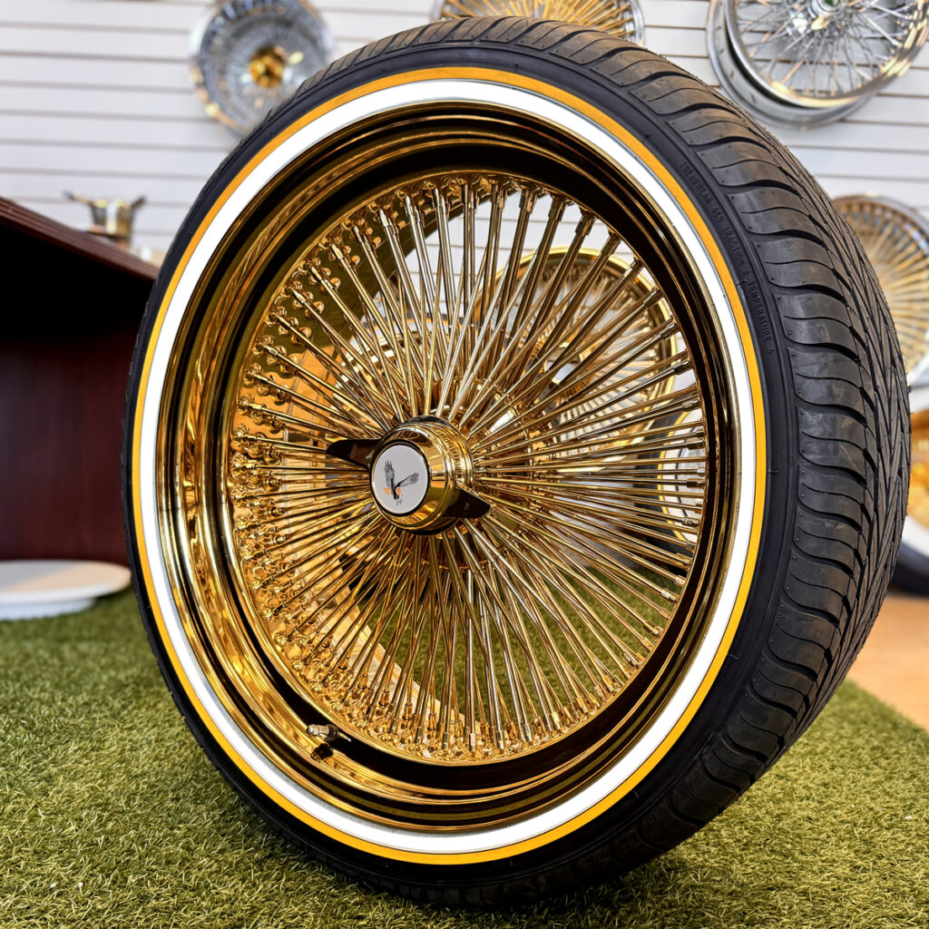 22” Wire Wheels | Chrome, Gold & Spoke Rims - Ninja Tire