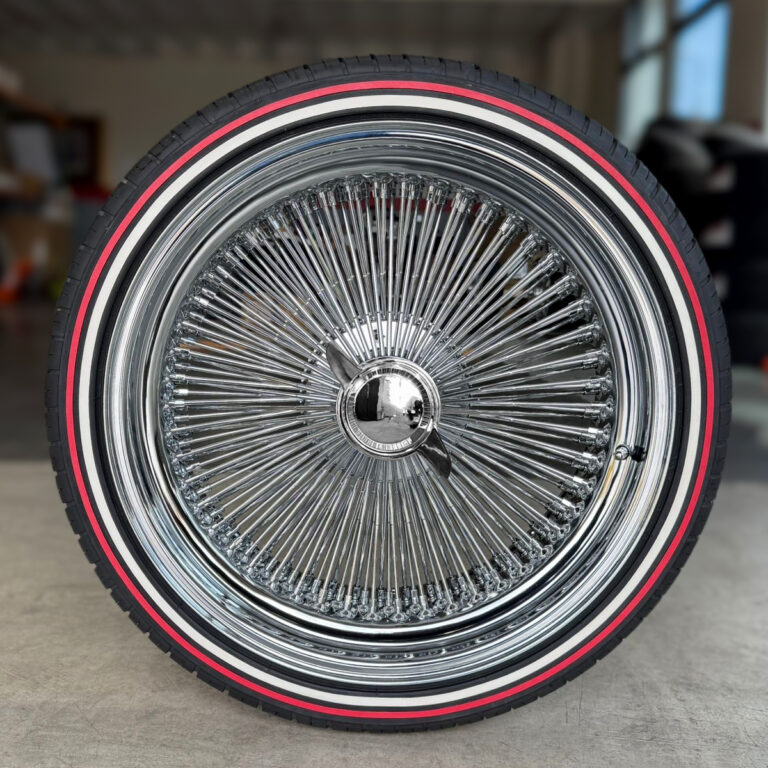 Ninja Splinter Rims 22” Wire Wheels | Chrome, Gold & Spoke Rims - Ninja Tire