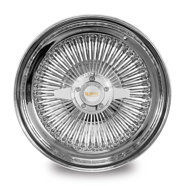13x7 Chrome Wire Wheel – Standard Offset Side Profile