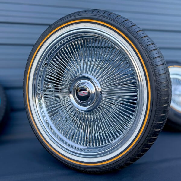 24" wire wheels bolt on with vogue tires cadillac escalade