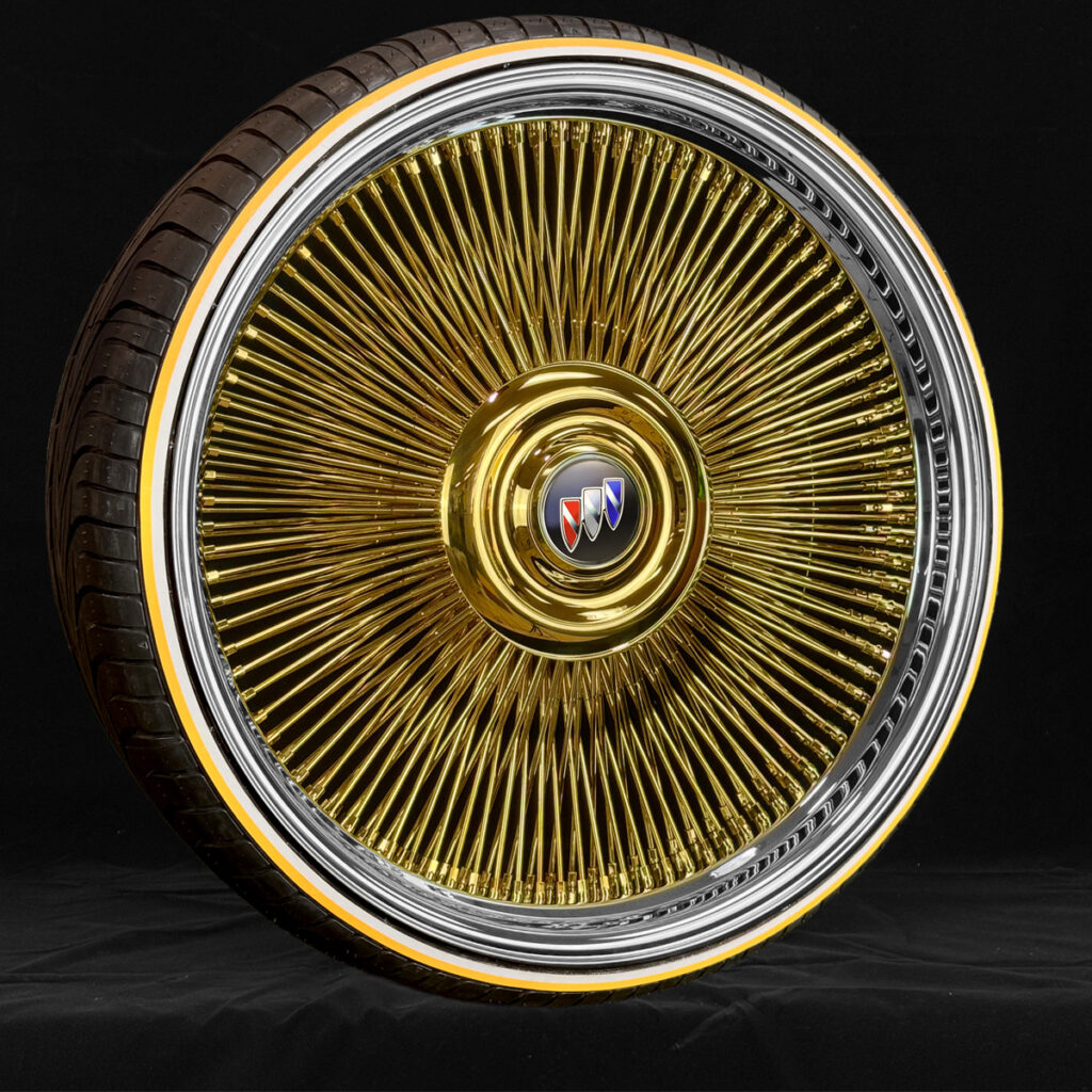 Ninja Splinter Rims 26” Wire Wheels | Chrome, Gold & Staggered Donk Rims - Ninja Tire