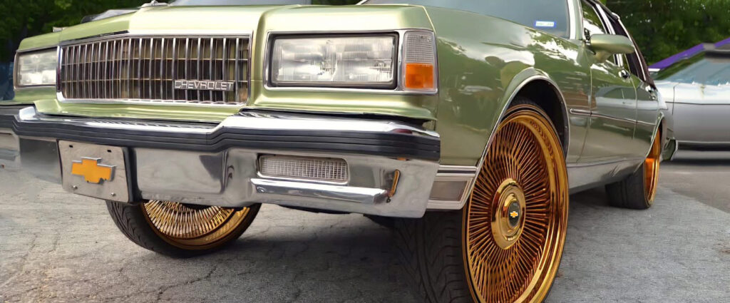 triple plated titanium gold wire wheel finish