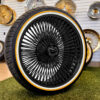 22-inch all black wire wheels