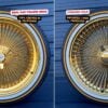 Real 24k gold wire wheels