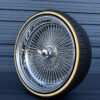 24x10" wire wheels reverse deep dish with 255/30R24 tires package