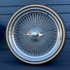 24x10" wire wheel standard offset with custom tires 255/30R24