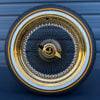 18x8-black-and-gold-wire-wheels-150-spoke-and-vogue-tire-set 18x8 black spoke wire wheels with gold lip