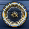 20x8-black-and-gold-wire-wheels-150-spoke-and-vogue-tire-set 20x8 black spoke and gold lip wire wheel