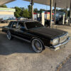 1990 Chevrolet Caprice Classic LS Brougham on 22x8 chrome 96-spoke wire wheels