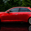 2015 Cadillac CTS on 20x8 chrome 150-spoke wire wheels